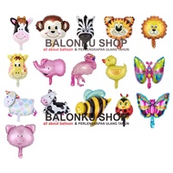 Mini Animal Head Foil Balloon / Mini Animal Foil Balloon / Animal Balloon