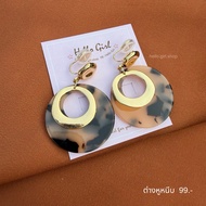 (Clip-On Earrings Coil) Circle Hoop