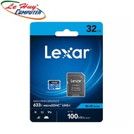 Genuine Lexar MicroSDHC Memory Card 32GB/64GB/128GB Class 10 U1 V10 A1 LSDMI32BB633A