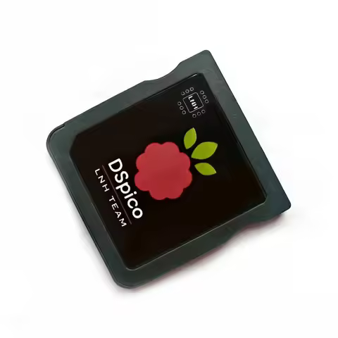 Upgraded DSpico Game Reader Cart Injection Molded Black Case with RP2040 MCU for NDS NDSL DSi 3DS Co
