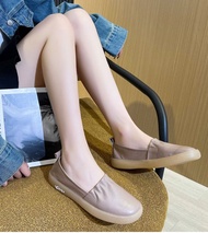 Qxico รุ่น CM131 รองเท้าหนังแท้ แบบสวม หนังนุ่มนิ่ม ใส่สบายมากก