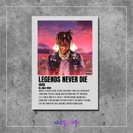 Legends Music Album Cover Never Die Juice Wrld Aesthetic Band slow rock MDF 6mm