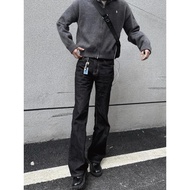 seluar lelaki straight cut pants [Spot] Eropah dan Amerika bebas 501 versi asli seluar jeans lurus k