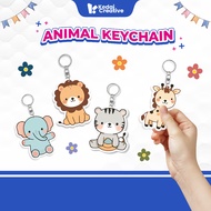 GANTUNGAN Creative Animal Keychain Shop Acrylic Animal Keychain Cute Bag Keychain Penguin Keychain