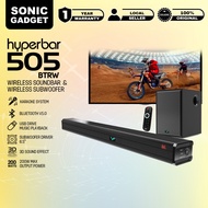 Vinnfier VF Hyperbar 505 BTRW 2024 Wireless Soundbar Wireless Subwoofer 2.1 Karaoke System Microphon