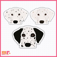 DALMATIAN DOG PEEKER STICKERS CUTE DOG PET LOVER WATERPROOF STICKERS