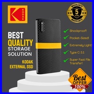 Kodak Portable SSD X200 High Performance External SSD(256GB/512GB) Hardisk Storage