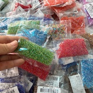 4.2mm iridescent beads (stranded with wire) piercing beads, handmade beads
