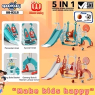 JM GIRAFFE SLIDE 3 IN 1 + MUSIC JM30293 / sb8204 GIRAFFE Children's SLIDE Toy bonus basketball Free 
