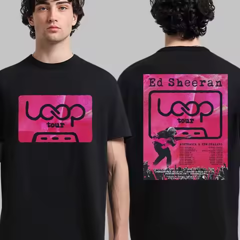 Ed Sheeran Loop Tour T-shirt Ed Sheeran Australian Tour Shirt Ed Sheeran Merch Loop Tour 2026 Austra