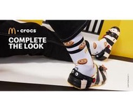 貳拾肆棒球-日本帶回卡駱馳Crocs×麥當勞漢堡神偷聯名特別款休閒鞋 海灘鞋 拖鞋