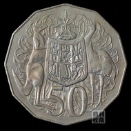 Fidelity Big Coin Australia 50 Cents Queen Kangaroo Ostrich 31mm Dayangzhou Foreign Currency Coins T