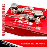 (100% Original) RCB E3 E-3 14MM UNIVERSAL MASTER PUMP { RH / LH ) [ SILVER COLOUR ]