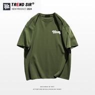 TrendSirมาใหม่ ลายเยอะเสื้อยืดเกาหลี เสื้อยืด oversize ลายการ์ตูน 100% cotton M-3XL