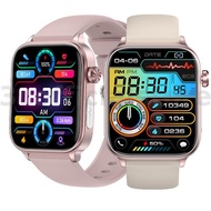 ET570 1 96inch HD Smartwatch Bluetooth Call ECG Heart Rate Blood Pressure SpO2 Noninvasive Glucose U