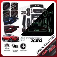 𝐏𝐫𝐨𝐭𝐨𝐧 𝐗𝟓𝟎 𝟐𝟎𝟐𝟎 - 𝟐𝟎𝟐𝟓 Slot Mat Waterproof Car Accessories Interior Aksesori Kereta Assesori Bodykit