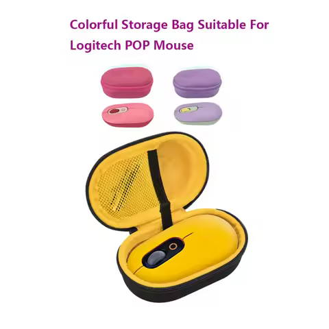 Colorful Protective Case for Logitech POP Mouse Portable Universal Mouse Storage Bag Sleeve(Only Cas