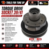 Torque Drive Socket Wrench 39x41mm Back to Back, 1/2 Motorcycle Scooter CVT Tools Heavy Duty