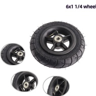 Scooter inflatable wheels 6 inches 6x1 1/4 wheels M8/M10 for scooter wheel accessories