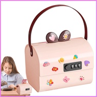 Money Bank for Kids Coin Bank for Kids with Password Rabbit Ears Money Saving Bank Coin Bank with Po