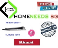 Rinnai RH S309 GBR T Slimline Hood  Sleek Design with Rectifier Panel  | Touch Control | Express Free Delivery