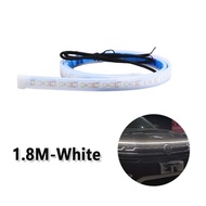 1.8M Lampu Strip LED Universal Siang Hari Lampu Lari Untuk Dekorasi Mobil Lampu Strip Neon 12V
