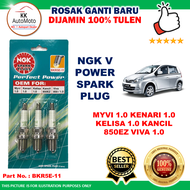 3 Biji - Perodua Old Myvi 1.0 Kenari Kelisa Viva Elite Kancil 850EZ Plug BKR5E-11 Genuine NGK Perfec