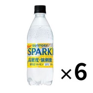 三得利 - FI0474_6 Suntory 高密度強刺激檸檬味炭酸天然水 500ml×（6支裝） 此日期前最佳：2026年04月21日