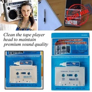 Top Line Audio Cassette Tape Head Cleaner Audio Cassette Tape Player Wet/dry For Home Cassette E8j7