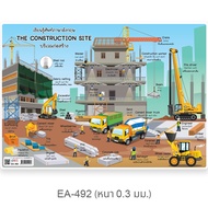 Knowledge Poster Location Vocabulary Set Size A4 EA-492 The Construction Site