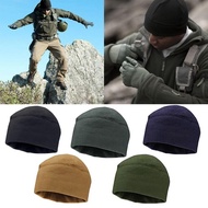 Soft Men Watch Cap Army Thickened Unisex Tough Headwear Winter Women Beanie Hat Warm Military