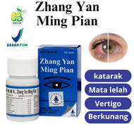 ZHANG YAN MING PIAN 100 Tablet Obat Mata Katarak Mata Lelah Kunang Kunang