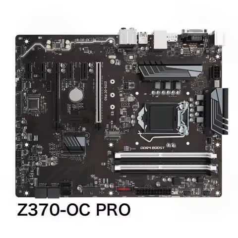 For MSI Z370-OC PRO Desktop Motherboard Z370 LGA 1151 DDR4 ATX Mainboard 100% Tested OK Fully Work F