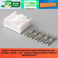 5 PIN SOCKET ORIGINAL POWER WINDOW SWITCH SOCKET 5 PIN CABLE SOCKET POWER WINDOW SWITCH-SOCKET-SOCKE