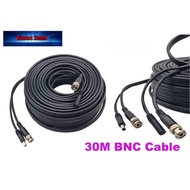 10M / 15M / 20M / 30M RG59 BNC CABLE WITH DC Adapter CCTV CAMERA CABLE 👍 CCTV CABLE 👍 BNC Cable