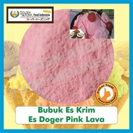Bubuk Es Krim Rasa Es Doger Pink Lava 500gr Serbuk Ice Cream Powder Pink Lava Bahan Instan Premix So