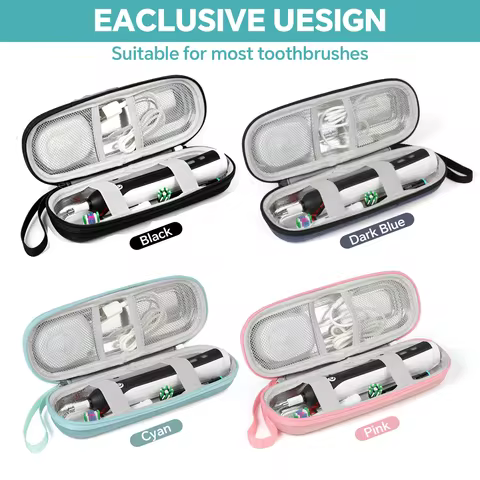 Toothbrush Travel Case for Oral-B/Oral-B Pro 1000 1500 5000 7000 7500 6000 9600/ Phlips Sonicare Por