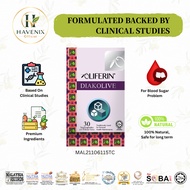 Nutriva_Oliferin® Diakolive - Reduce HbA1C I Improve Insulin Sensitivity 【30 Capsules】