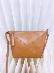 尖沙咀門市💖Loewe puzzle fold pouch 啡色幾何包