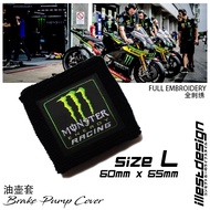 Monster Energy Brake Reservoir Socks, Covers : DUKE ZX10R ZX6R R1M R6 1299 1199 S1000RR GSXR1000R CB
