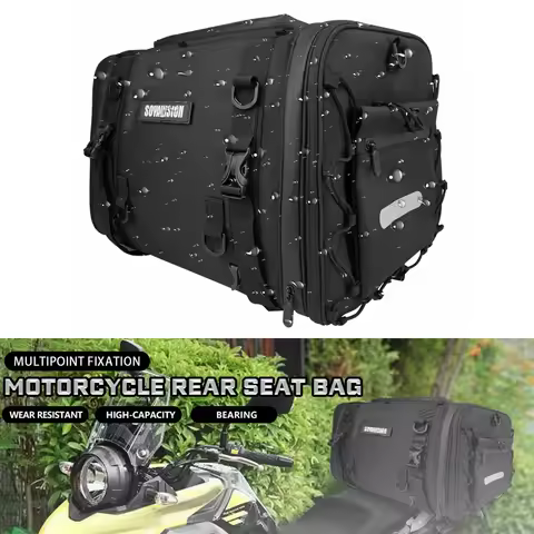 80L 20L 50L 70L 100L 40L 66L Motorcycle Waterproof Tail Bag Travel Outdoor Dry Luggage Roll Pack Bag
