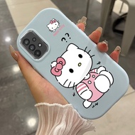 Casing HP For Samsung Galaxy A73 5G A72 5G A71 Case Casing Kitten Pattern HP Casing Silicone Softcas