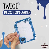 TWICE This is For Deco Toploader Photo Card Holder Kpop PC Holder Case