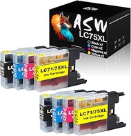 LC75 LC71 LC79 Ink Cartridges Replacement for Brother LC-75 LC-71 LC-79 XL Ink Work for Brother MFC-