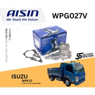Aisin Heavy Duty Engine Water Pump WPG027V for Isuzu NPR57 Engine: 4HK1-T (PULLY BASE 95mm)