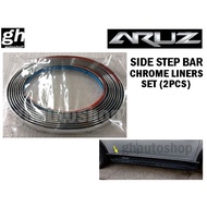 ARUZ side step bar part chrome liners set (2pcs)