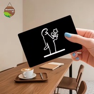 Nebaby La Linea Funny Anime Pattern Credit Card Sticker Used For EBT, Transportation, Keys, Credit C