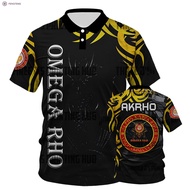 AKP 1973-2024,51ST ANNIVERSARY,NEW EDITION AKRHO 3D FULL SUBLIMATION POLO SHIRT-FREE CUSTOM NAME LOG