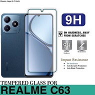 TEMPERED GLASS ANTI-SCRATCH GLASS REALME C63 CLEAR SCREEN GUARD