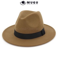 Premium Men's Fedora Hat FN05 - Men's Fedora Hat with Outstanding Quality, Top Style | MUGU MUGU